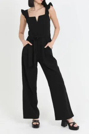 Top Notch Ruffle Strap Jumpsuit