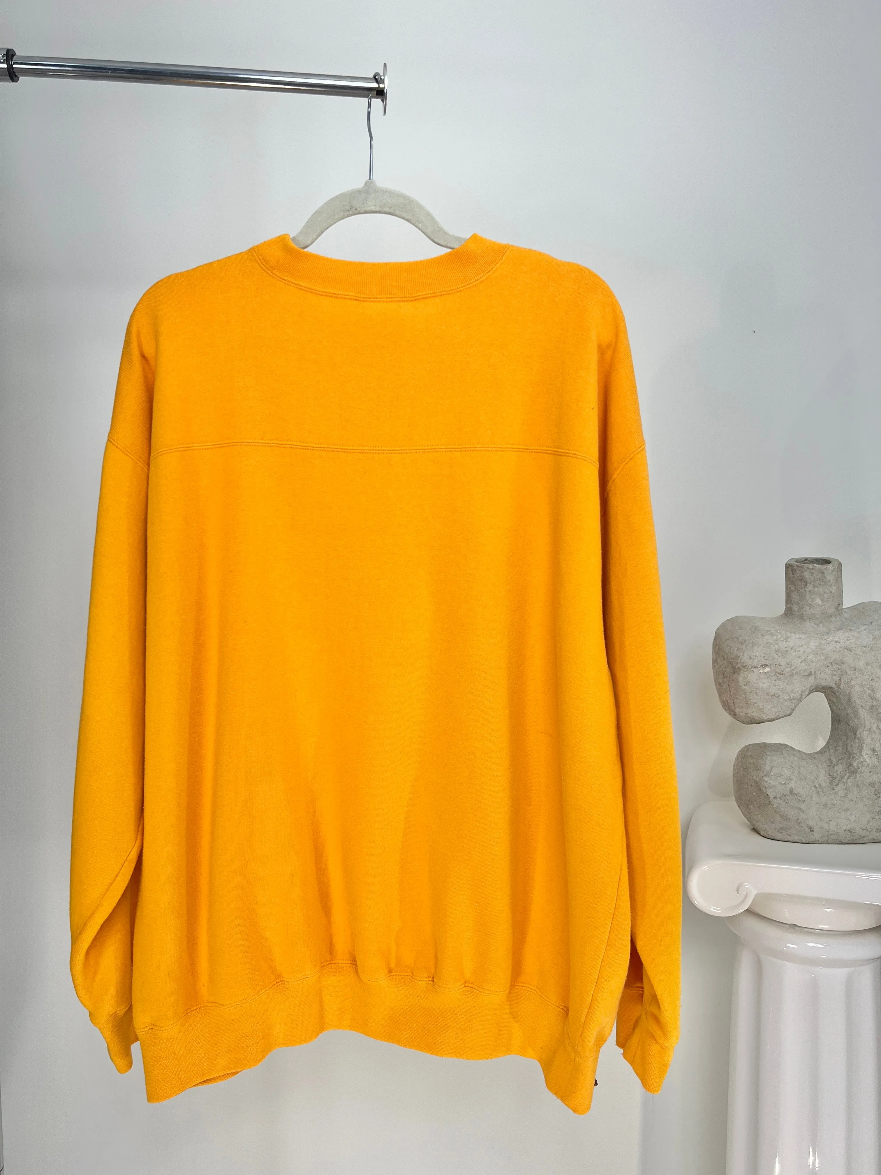 VINTAGE TENNESSEE VOLUNTEERS EMBROIDERED ORANGE CREWNECK
