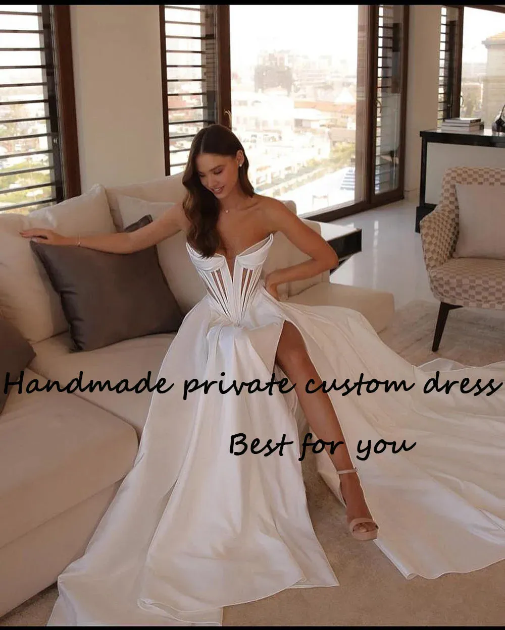 Wedding Dresses for Bride Corset A Line Bridal Gown