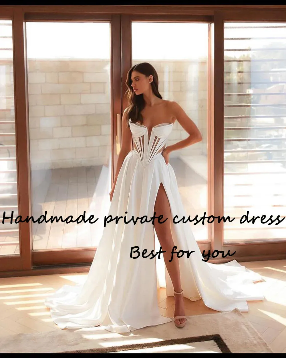 Wedding Dresses for Bride Corset A Line Bridal Gown