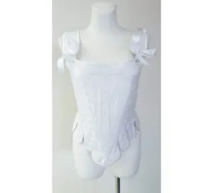 White rococo corset