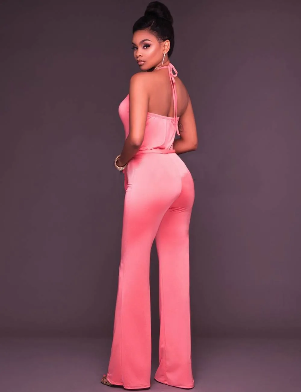 Wide Leg Halter Jumpsuit Egypt
